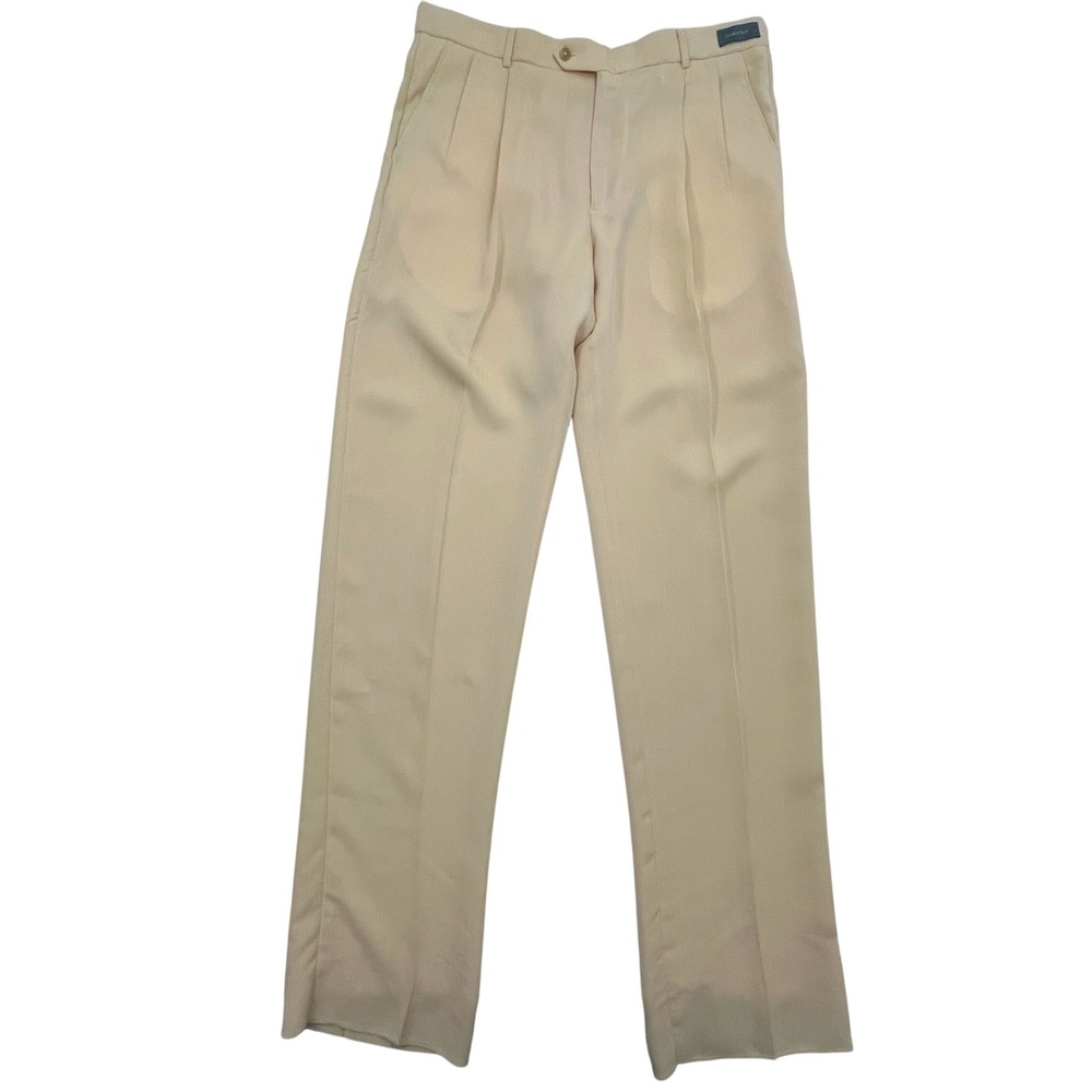 Ballin Comfort-EZE Pleated Unhemmed 38x38 Micro Nano Gabardine FLAW READ